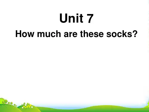 人教七年级英语上册Unit7 全单元课件(PPT112张)