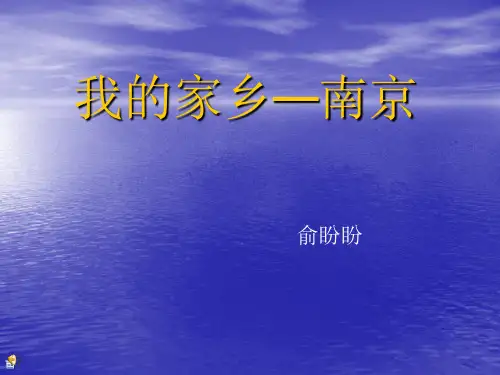 我的家乡—南京