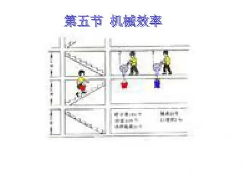 物理：11.5《机械效率》课件1(教科版八年级)(新201907)