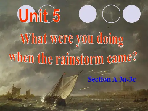 人教版英语八年级下册Unit 5 Section A(3a-3c)课件(共20张PPT)