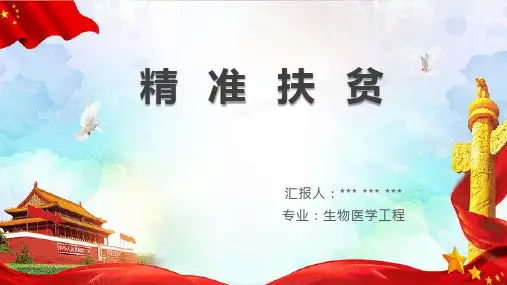 精准扶贫PPT
