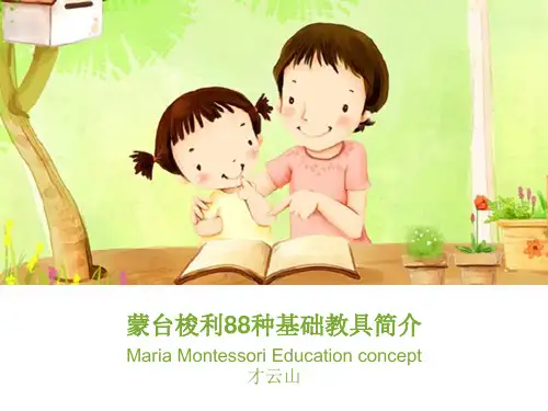 蒙台梭利88件教具