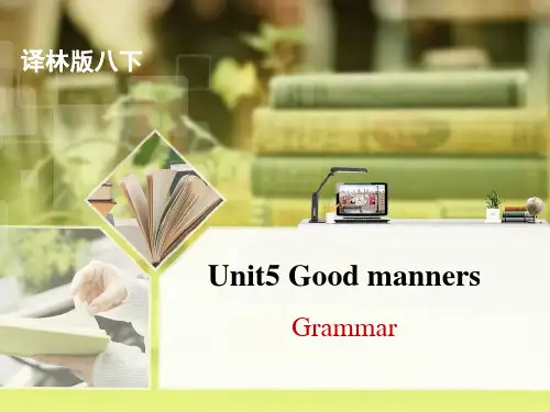 八年级英语译林版下册Unit5_Grammar名师课件