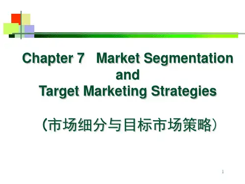 08-Market-segmentation(ppt文档)