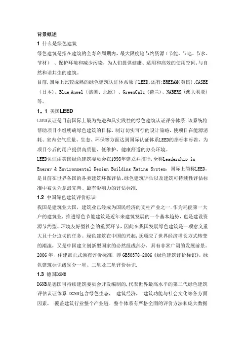绿色认证介绍
