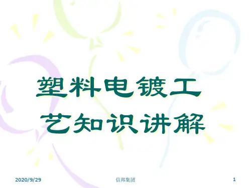 塑料电镀工艺知识培训.pptx