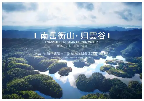 2022衡阳南岳祝融文旅小镇概念规划设计方案-189P