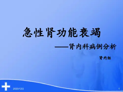 肾内科病例讨论