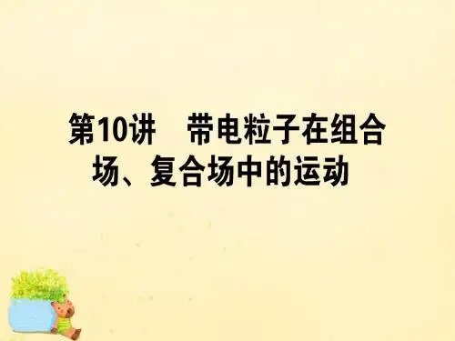 【师说】2016高考物理二轮复习 专题四 电场和磁场 4.10 带电粒子在组合场、复合场中的运动课件