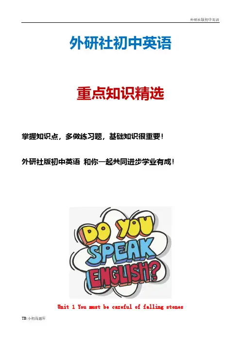 外研社初中英语九年级下册201606032122