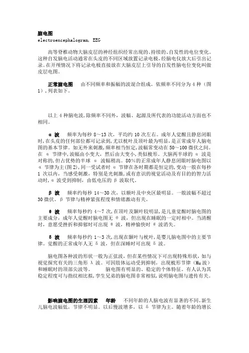 脑电图