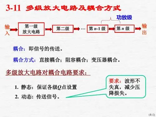 模拟电路第三章3 多级大电路-PPT课件