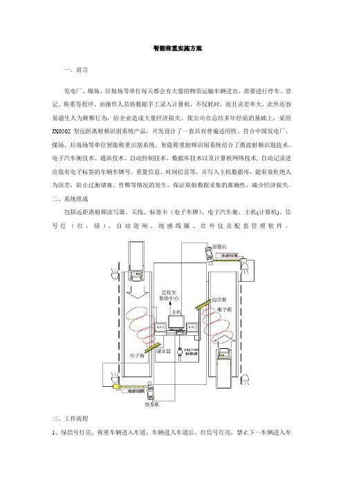 智能称重实施方案.