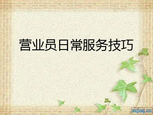 导购日常服务技巧