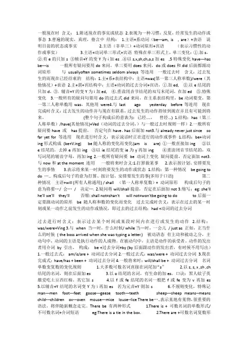 成人版新概念英语 1 出现的重点知识点