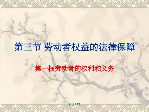 《劳动者权益》PPT课件