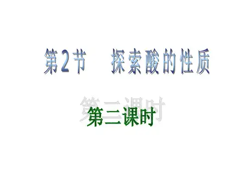 科学九上1.2探索酸的性质.ppt