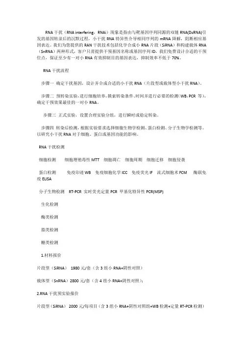 RNA干扰