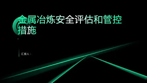 金属冶炼安全安全评估和管控措施
