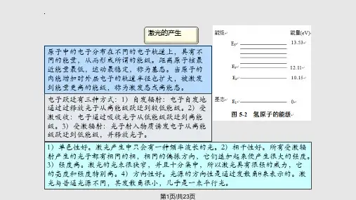 特种加工技术高能束加工PPT课件