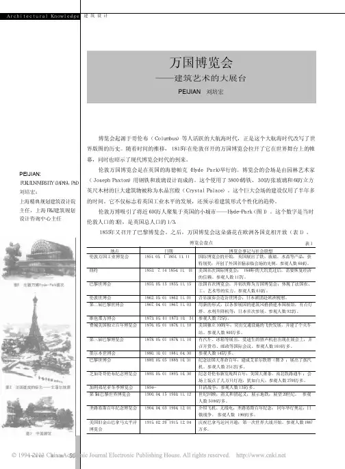万国博览会_建筑艺术的大展台