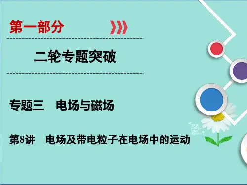 2019-2020大二轮高考总复习物理课件第8讲 电场及带电粒子在电场中的运动