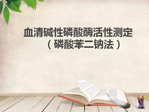 碱性磷酸酶的活力测定  ppt课件