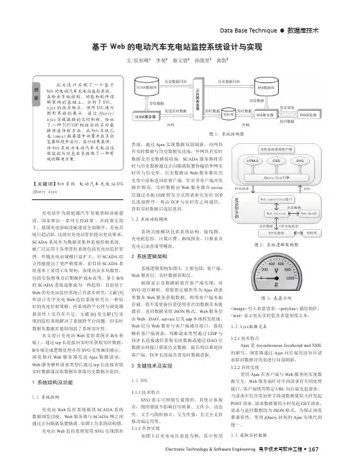基于Web的电动汽车充电站监控系统设计与实现