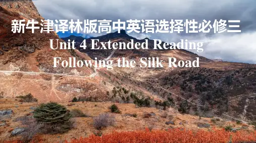 Unit 4 Extended Reading Following the Silk Roa高中英语