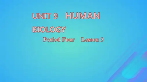 高中英语Unit9Period4Lesson3课件北师大版选择性必修第三册