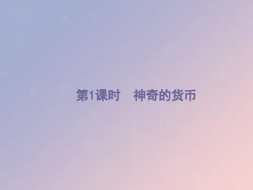 (浙江选考1)2019高考政治一轮复习第1课时神奇的货币课件
