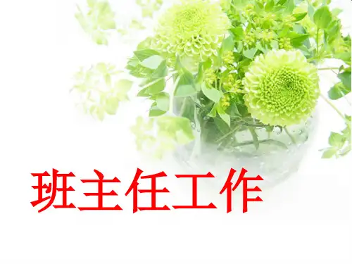 班主任工作ppt课件