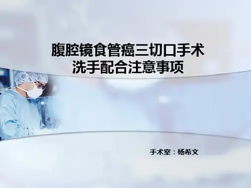 腹腔镜食管癌三切口手术