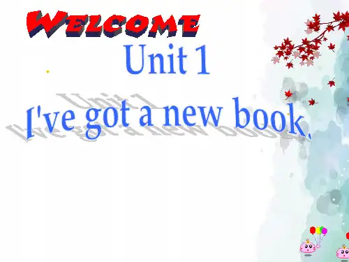 外研版(三起)-英语-三年级下册-Module 9 Unit 1 I've got a new book.精品课件