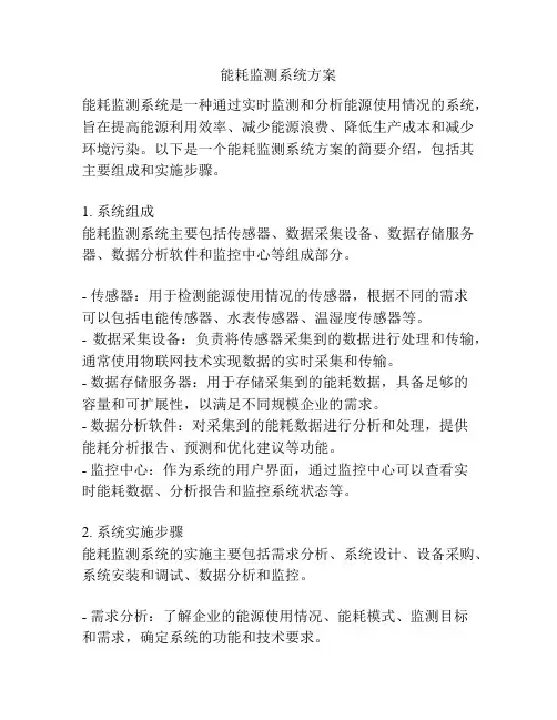 能耗监测系统方案