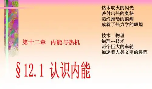 沪粤版12.1_认识内能