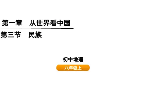 1.3民族课件人教版地理八年级上册