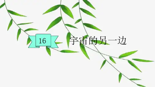 三年级下册语文课件宇宙的另一边部编版