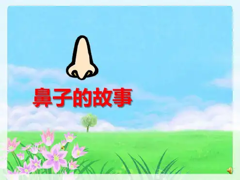 大班健康：鼻子的故事课件
