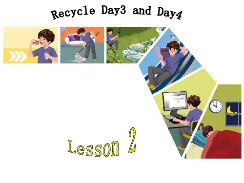 六年级下册英语课件Recycle lesson 2 ∣人教版(PEP)(秋) (共13张PPT)