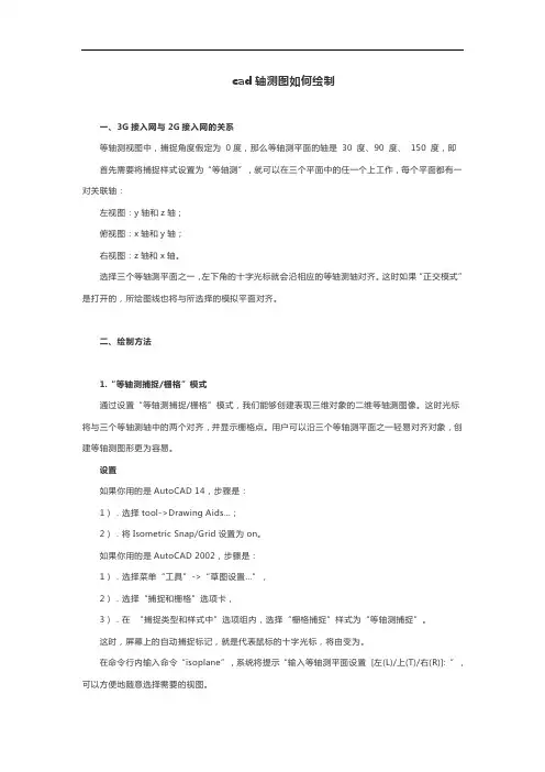 cad轴测图如何绘制