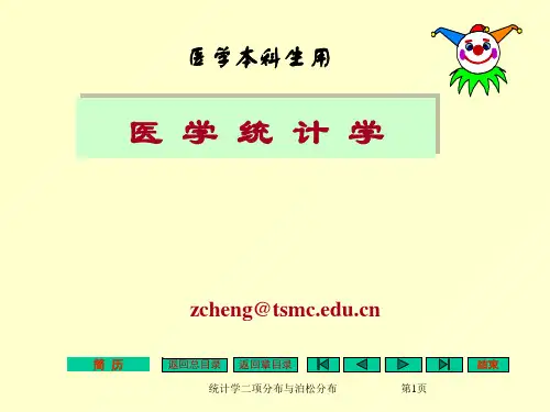 统计学二项分布与泊松分布 ppt课件