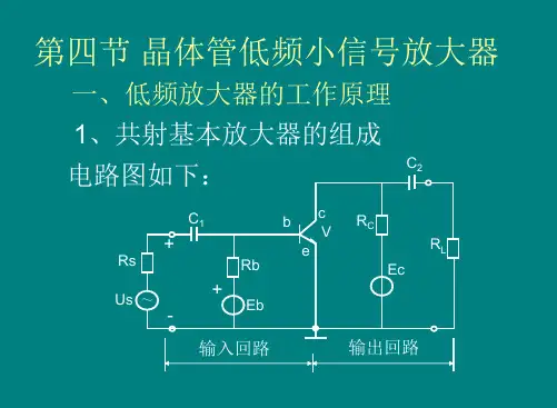 共射极放大器原理