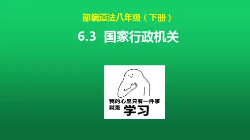 《国家行政机关》道德与法治课件6