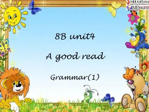 牛津译林版八年级下Unit4 Grammar 1课件