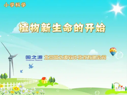 《植物新生命的开始》课件