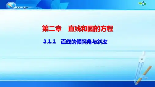 《直线的倾斜角与斜率》课件与导学案
