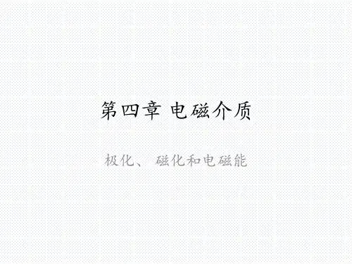 第四章 电磁介质