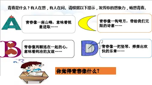 人教版(部编)七年级下册道德与法治：成长的不仅仅是身体