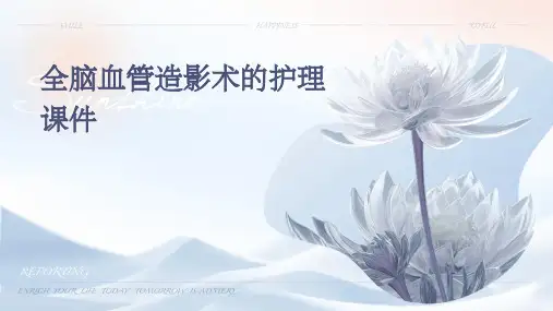 全脑血管造影术的护理课件
